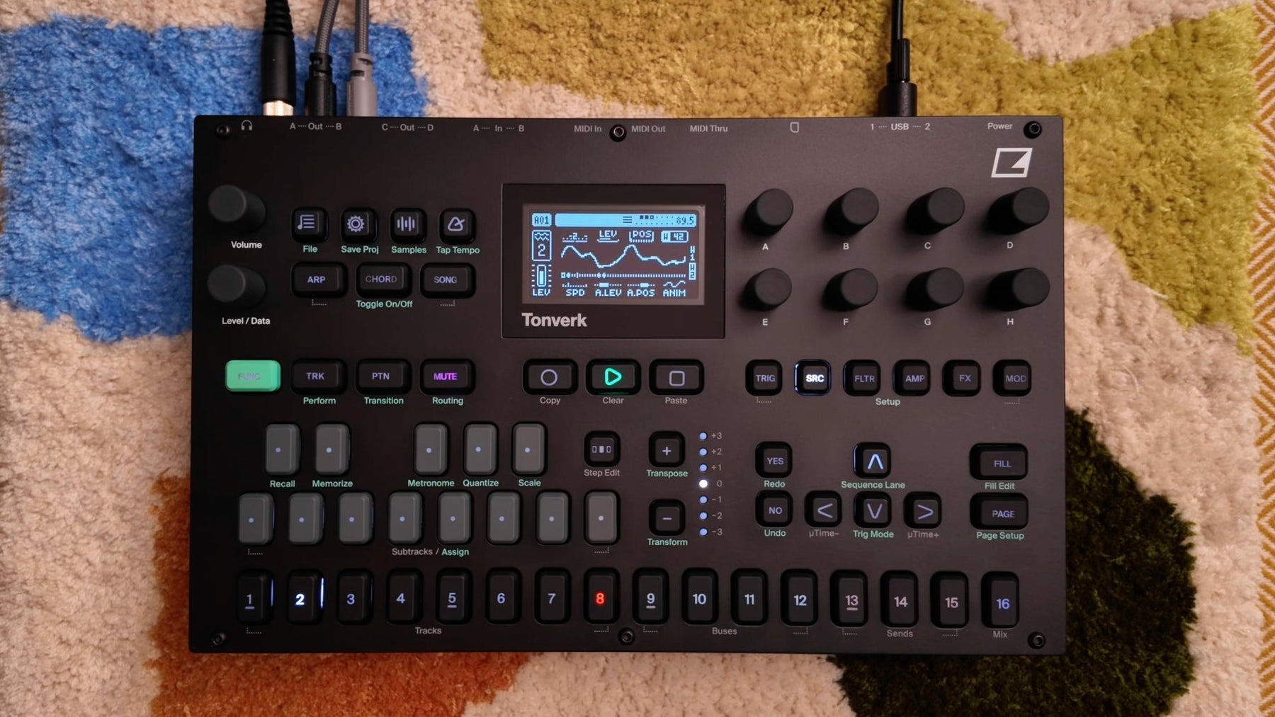 Elektron Tonverk OS 1.3 — Free Wavetable Synthesis Added to the Polyphonic Sampler