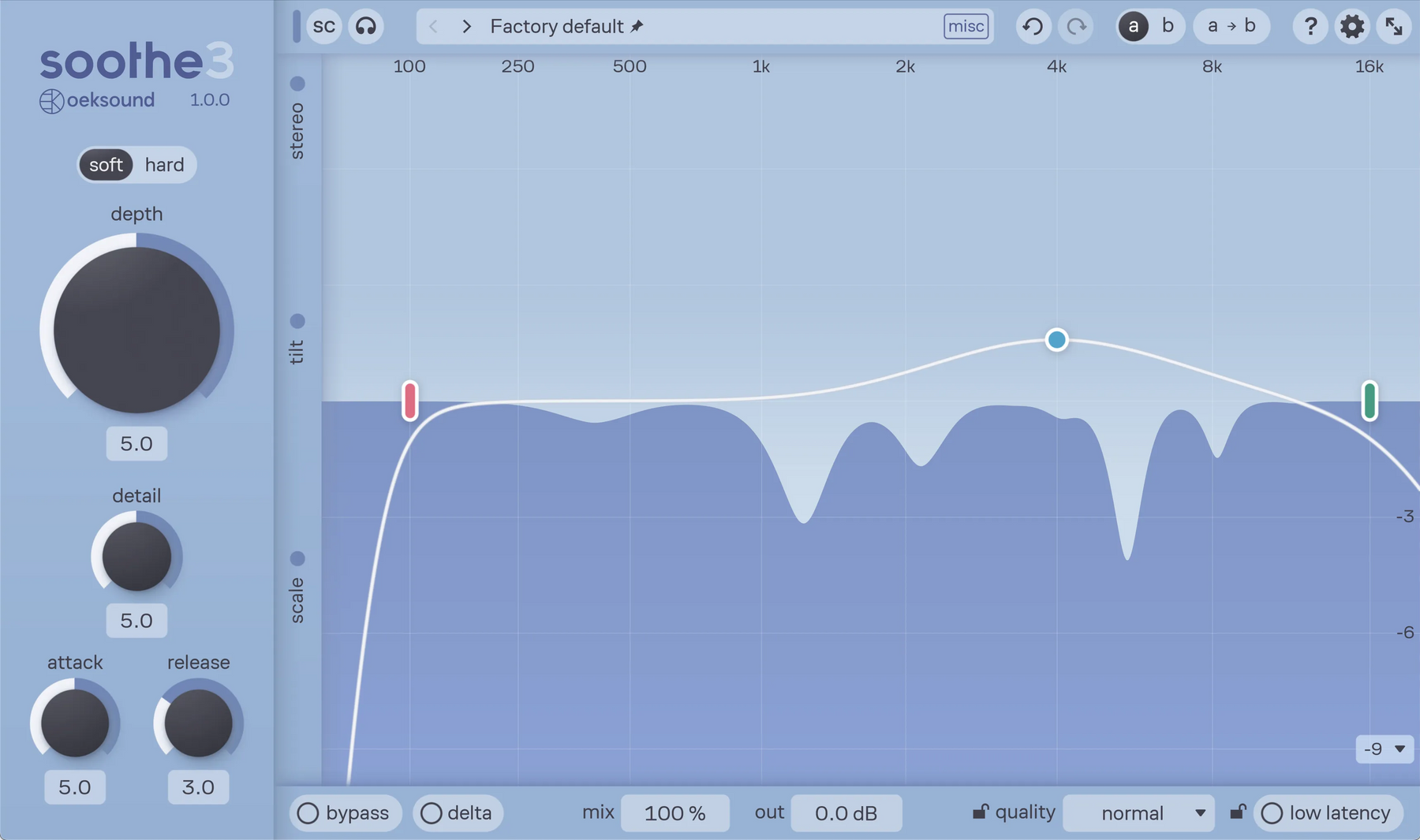 Screenshot of soothe 3 plugin