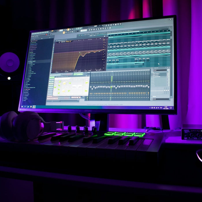 Wavetable synthesizer interface with position automation visible in a neurofunk production session