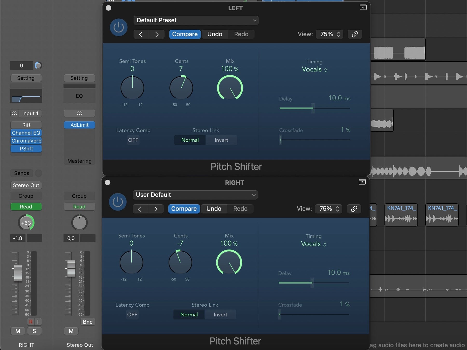 #001 - Use a Pitch Shifter as a Mono-Safe Stereo Widener