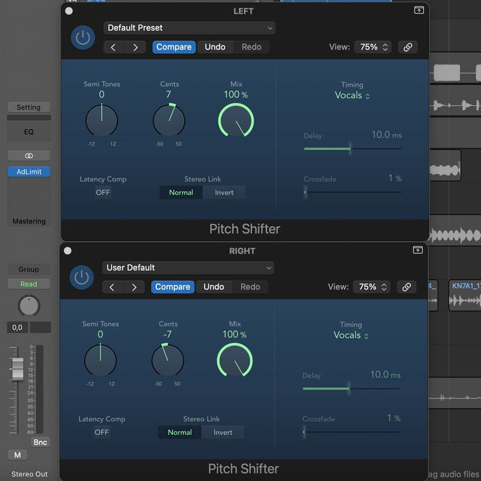 #001 - Use a Pitch Shifter as a Mono-Safe Stereo Widener