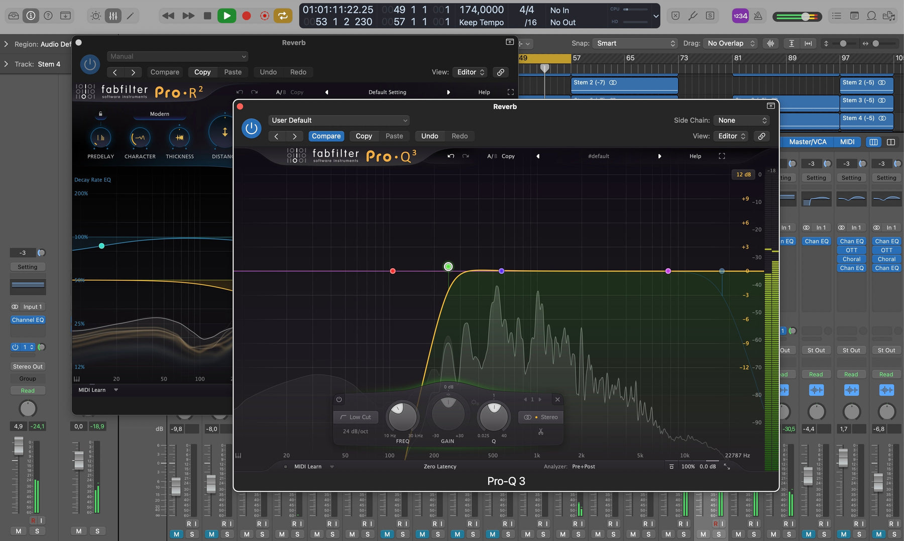 #006 - High-Pass Every Reverb Return at 250 Hz
