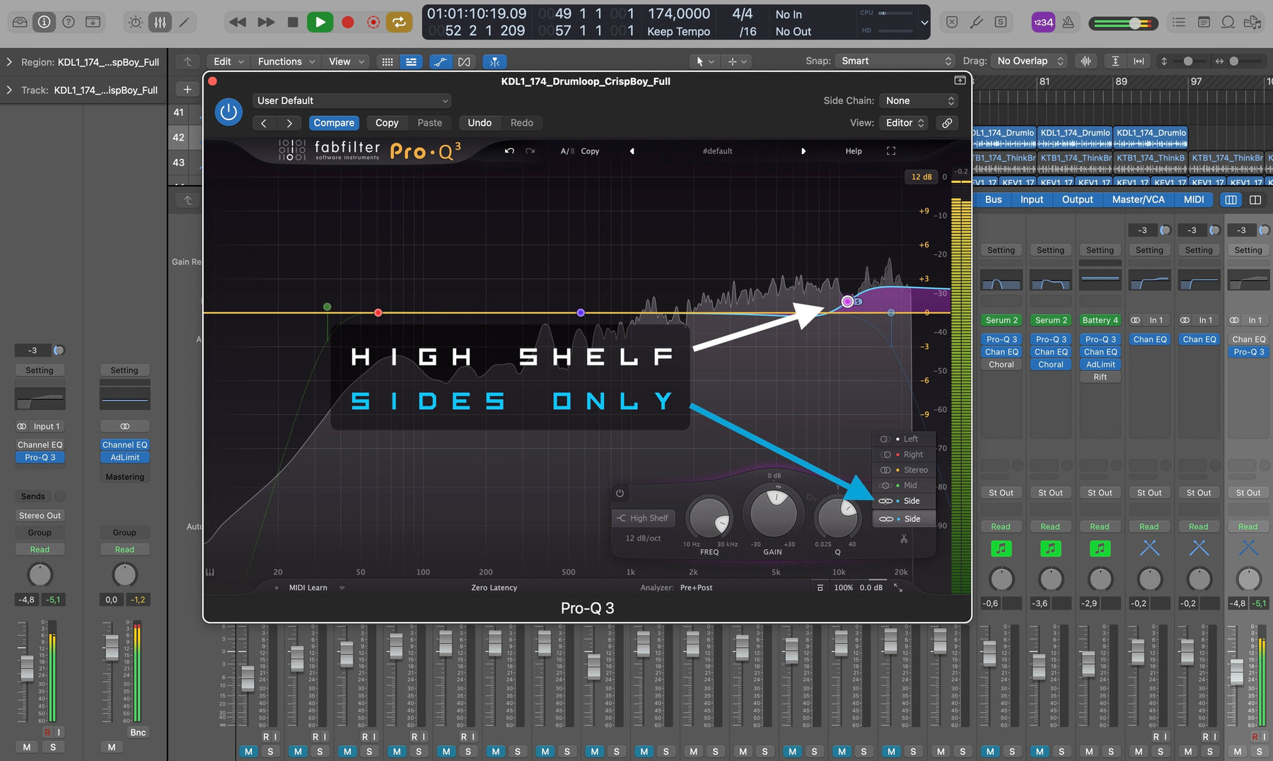 #007 - Brighten the Sides with Mid/Side EQ for Width Without Harshness