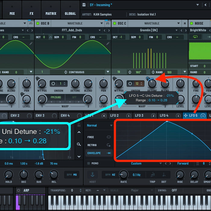 #021 - Modulate Oscillator Detune with an LFO for Organic Movement